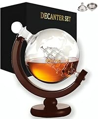 Whiskey decanter globe for sale  Delivered anywhere in USA 