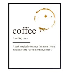 Coffee definition wall for sale  Delivered anywhere in USA 