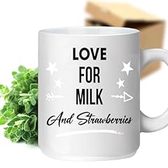 Strawberry drinking milk for sale  Delivered anywhere in USA 