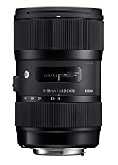 Used, Sigma 210306 18-35mm F1.8 DC HSM Lens for Nikon - Black for sale  Delivered anywhere in UK