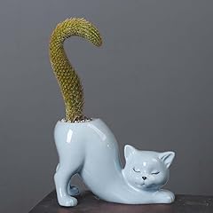 Ceramic tailless cat for sale  Delivered anywhere in USA 