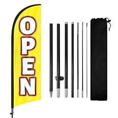 Open feather flag for sale  Delivered anywhere in USA 