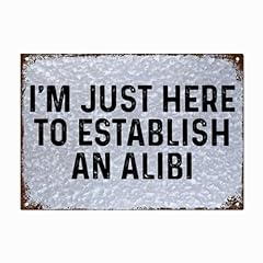 Establish alibi sign for sale  Delivered anywhere in USA 