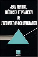 Jean meyriat theoricien d'occasion  Livré partout en France