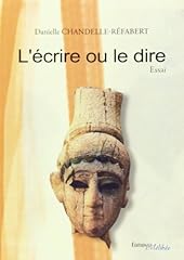 Ecrire d'occasion  Livré partout en France