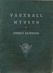 Vauxhall wyvern owner for sale  Delivered anywhere in UK