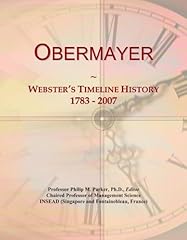 Obermayer webster timeline usato  Spedito ovunque in Italia 