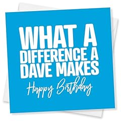 Punkcards dave birthday for sale  Delivered anywhere in UK
