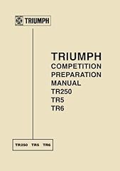 Triumph competition preparatio d'occasion  Livré partout en France
