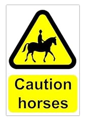 Caution horses safety for sale  Delivered anywhere in UK