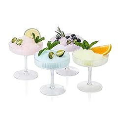 4oz ribbed martini for sale  Delivered anywhere in UK