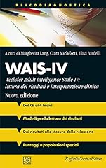 Wais iv. wechsler usato  Spedito ovunque in Italia 