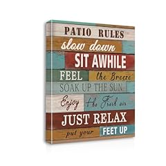 Patio rules canvas for sale  Delivered anywhere in USA 