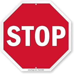 Smartsign stop sign for sale  Delivered anywhere in USA 