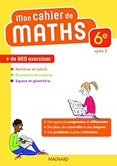 Cahier maths 6e d'occasion  Livré partout en France