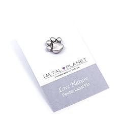 Pawprint pewter pin for sale  Delivered anywhere in UK