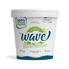 Wave Washing Acido Citrico - Ammorbidente Naturale - 100% PLASTIC FREE - 1 kg - 75 lavaggi - Anticalcare – Disincrostante – Biodegradabile usato  Spedito ovunque in Italia 