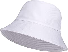 Ball Grace Unisex 100% Cotton Packable Bucket Hat Sun for sale  Delivered anywhere in UK