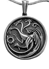 Pendentif médaillon dragon d'occasion  Livré partout en France