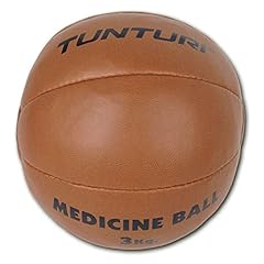 Tunturi 14TUSBO100, Medicine Ball in Pelle Sintetica Unisex – Adulto, Marrone, 5 kg usato  Spedito ovunque in Italia 