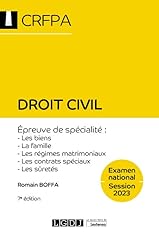 Droit civil crfpa d'occasion  Livré partout en France