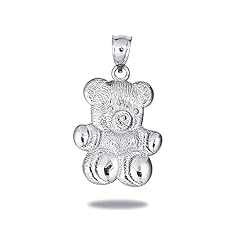Sterling silver teddy for sale  Delivered anywhere in USA 