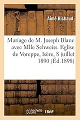 Mariage joseph blanc d'occasion  Livré partout en France