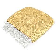 Pavilia yellow herringbone for sale  Delivered anywhere in USA 