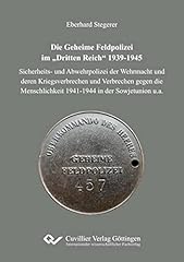 Geheime feldpolizei dritten gebraucht kaufen  Wird an jeden Ort in Deutschland