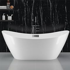 Freestanding bathtub white for sale  Delivered anywhere in USA 