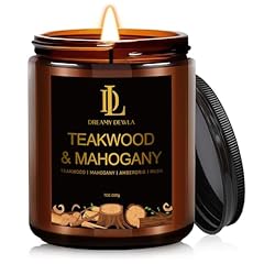 Teakwood mahogany candles for sale  Delivered anywhere in USA 