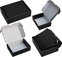 20 x Black Cardboard Boxes Shipping MAILING Gift Storage, used for sale  Delivered anywhere in UK