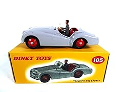 OPO 10 - Atlas Dinky Toys Triumph TR2 Grise 105 (ref:, occasion d'occasion  Livré partout en France