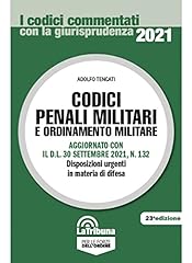 Codici penali militari usato  Spedito ovunque in Italia 