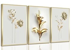 3pcs abstract golden for sale  Delivered anywhere in USA 