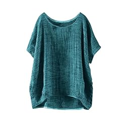 Linen tops women for sale  Delivered anywhere in UK