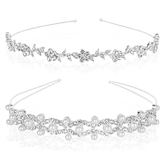 Pcs bridal headband for sale  Delivered anywhere in UK
