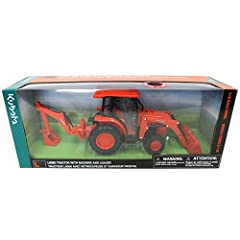 Kubota 1/18th L6060 with Loader and Backhoe, used for sale  Delivered anywhere in USA 