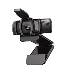Logitech C920s HD Pro Webcam, Full HD 1080p/30fps, Video-Llamadas, Audio Nítido, Corrección de Iluminación Automática, Tapa de Privacidad, Skype, Zoom, FaceTime, Hangouts, PC/Mac/Portátil/Tablet/XBox segunda mano  Se entrega en toda España 