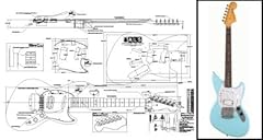 Plan fender jagstang d'occasion  Livré partout en France