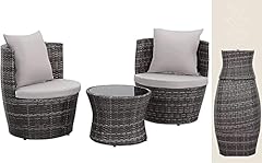 Ecasa stackable rattan for sale  Delivered anywhere in UK