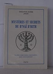 Mystères secrets nai d'occasion  Livré partout en France