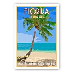 Florida travel poster for sale  Delivered anywhere in USA 
