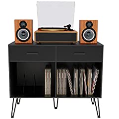 Record Player Stand, Double Wide Turntable Stand with for sale  Delivered anywhere in Canada