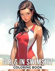 Girls swimsuit coloring for sale  Delivered anywhere in USA 