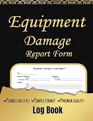 Equipment damage report for sale  Delivered anywhere in USA 