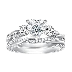 Heart wedding ring for sale  Delivered anywhere in USA 