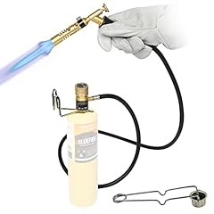 BLUEFIRE MRAS-8210 Super Jumbo Turbo Flame Propane Gas Welding Torch with 5' Hose Fuel by MAPP MAP Pro Propane Great High Intensity Nozzle Head for Soldering Brazing Large Dia Copper Pipe for sale  Delivered anywhere in USA 