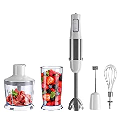 Hand Blender, 2 3 5 in 1 Electric Food Blender, with, used for sale  Delivered anywhere in UK