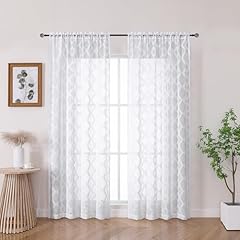 Owenie white sheer for sale  Delivered anywhere in USA 